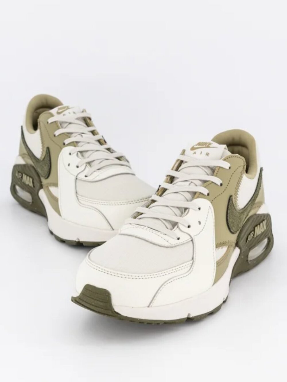 Nike Air Max Excee Men's Light Bone Medium Olive Sneaker Shoes Size US 10